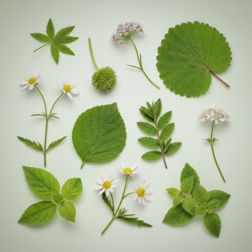Natural botanical plants and herbal ingredients